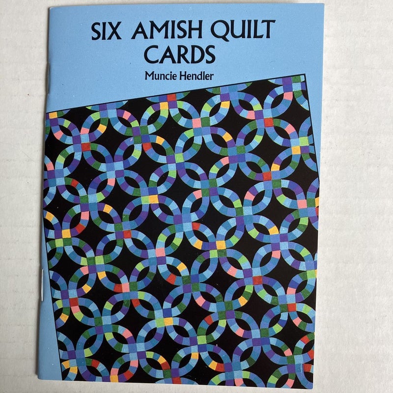 Six Amish Quilt Postcards