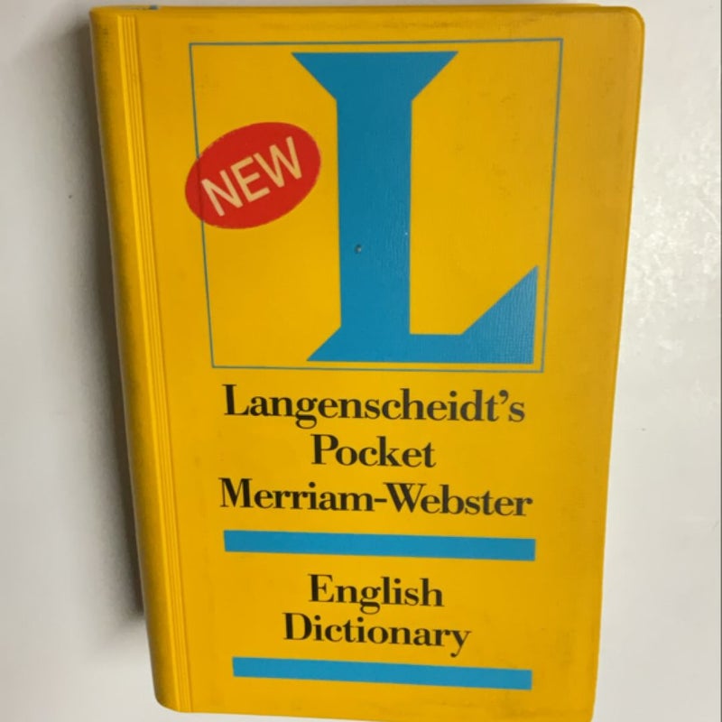 Pocket Merriam-Webster Dictionary