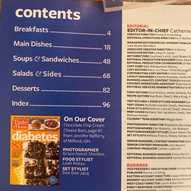Taste of Home Diabetes Recipes 