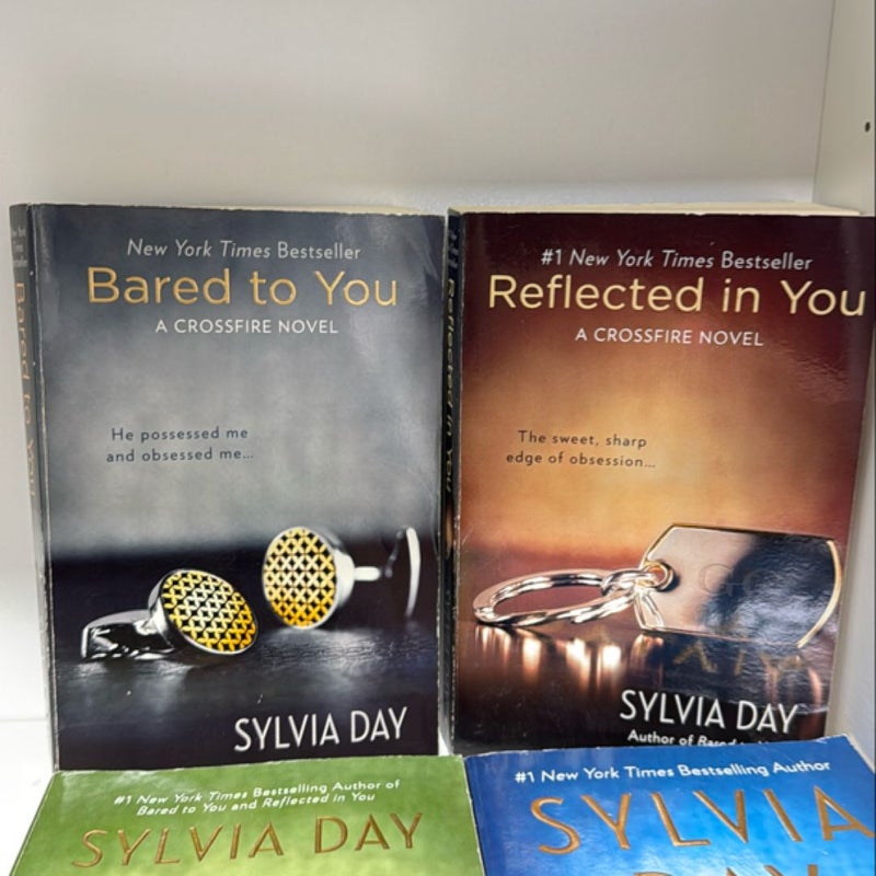 Crossfire Series 1-4 Bared Reflected Entwined Captivated by You 