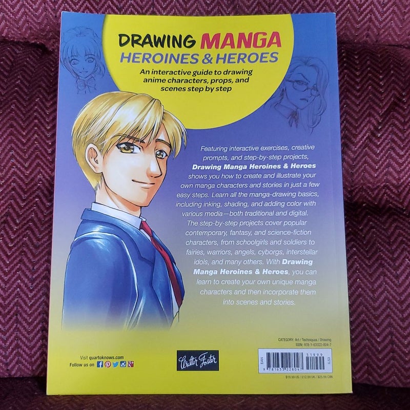 Drawing Manga Heroines and Heroes (Illustration Studio)