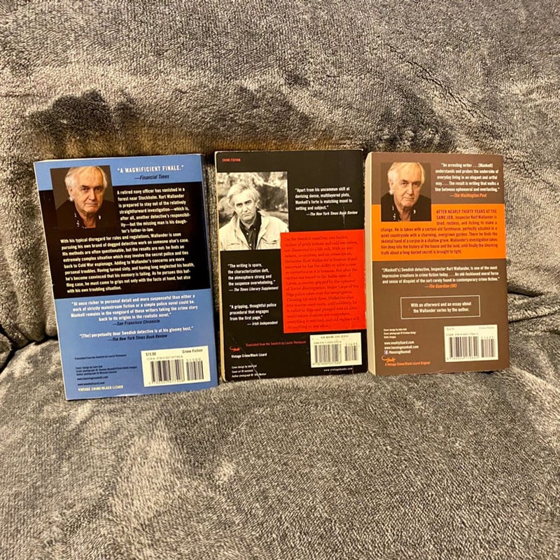 Lot of Wallander books 