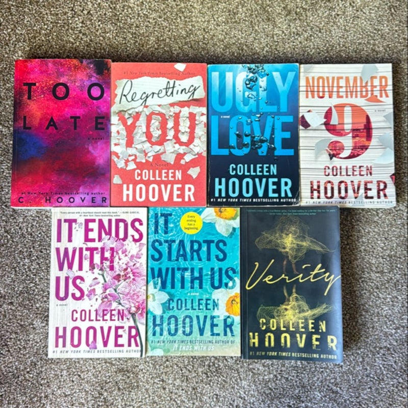 7 COLLEEN HOOVER BOOKS