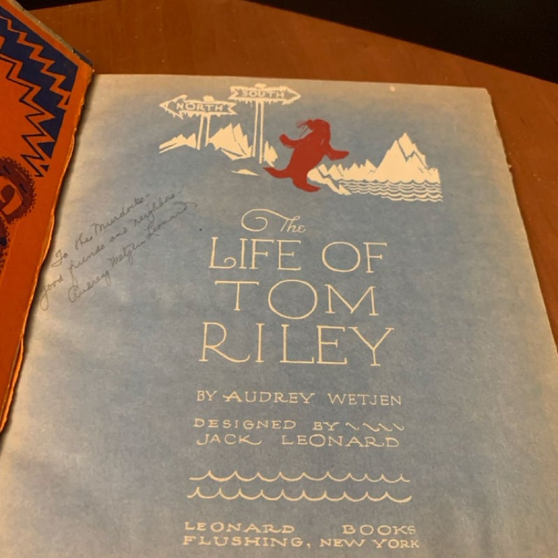 The Life of Tom Riley (Vintage 1932 Board Book)