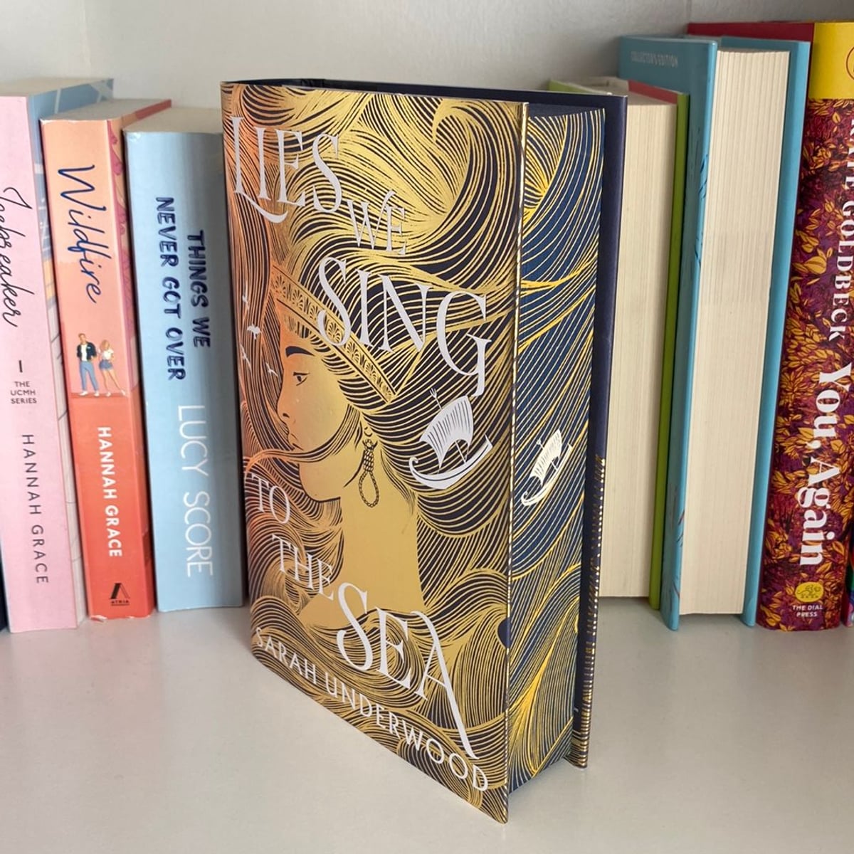 Lies We Sing to the Sea *Illumicrate* by Sarah Underwood, Hardcover ...