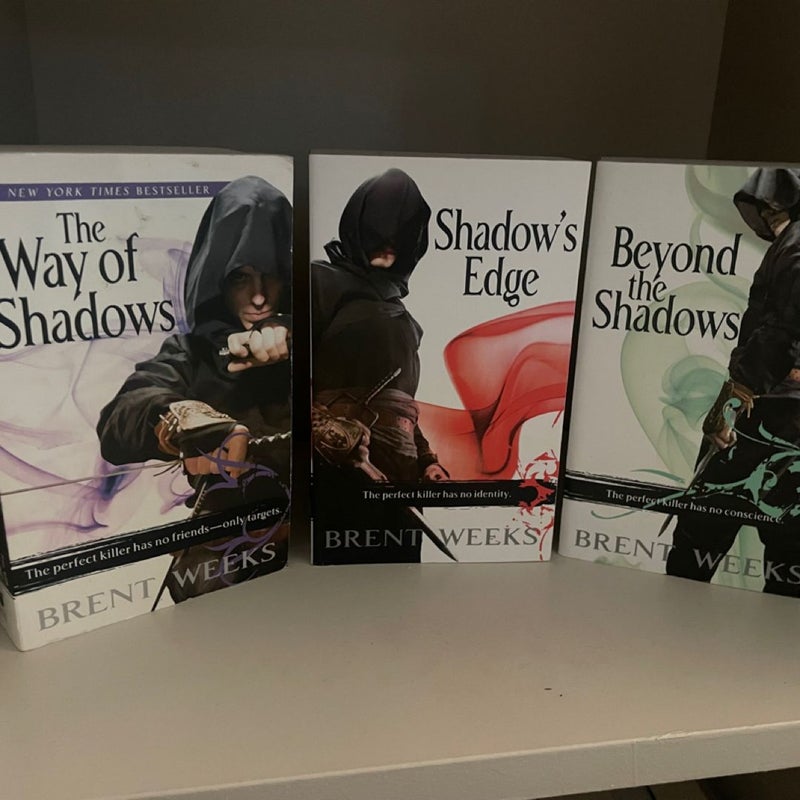 The Way of Shadows; Shadow’s Edge; Beyond the Shadows