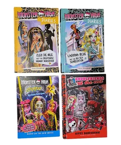 BUNDLE of (4): Monster High - BRAND NEW Hardcover Books 