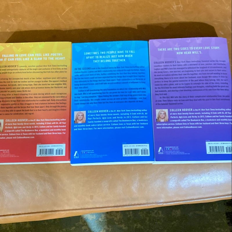 Coleen Hoover - Slammed series 1 book signed