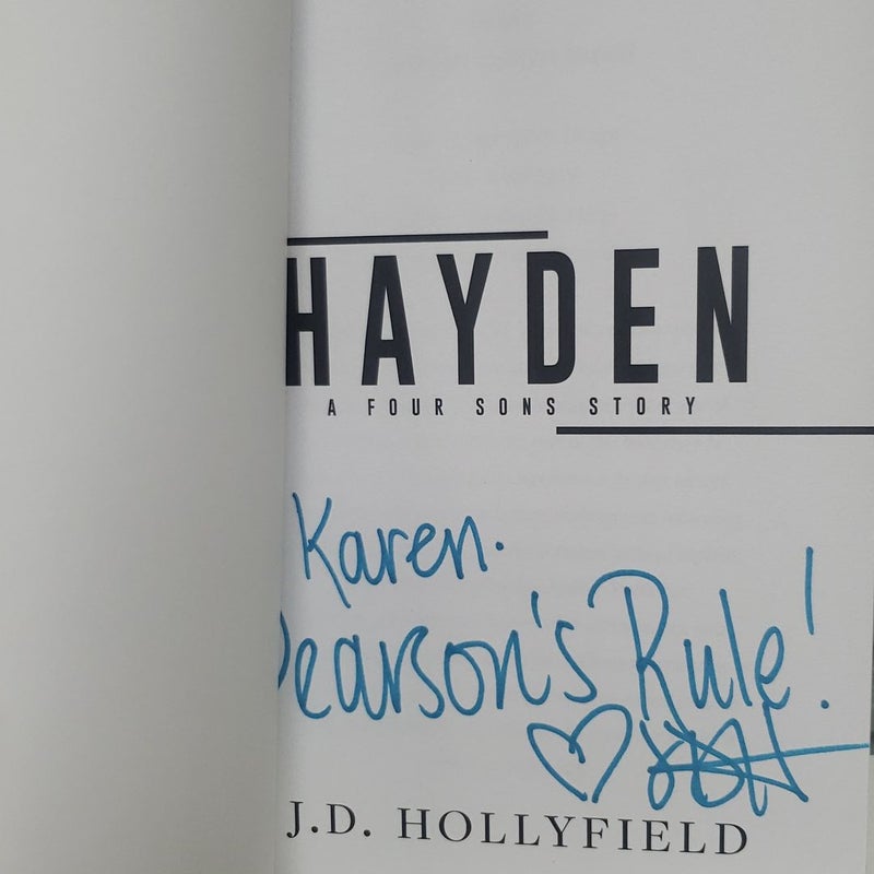 Hayden (signed and personalized)