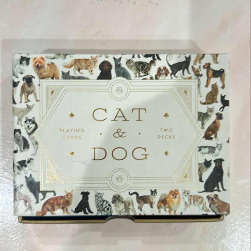 Cat and Dog Playing Cards Set