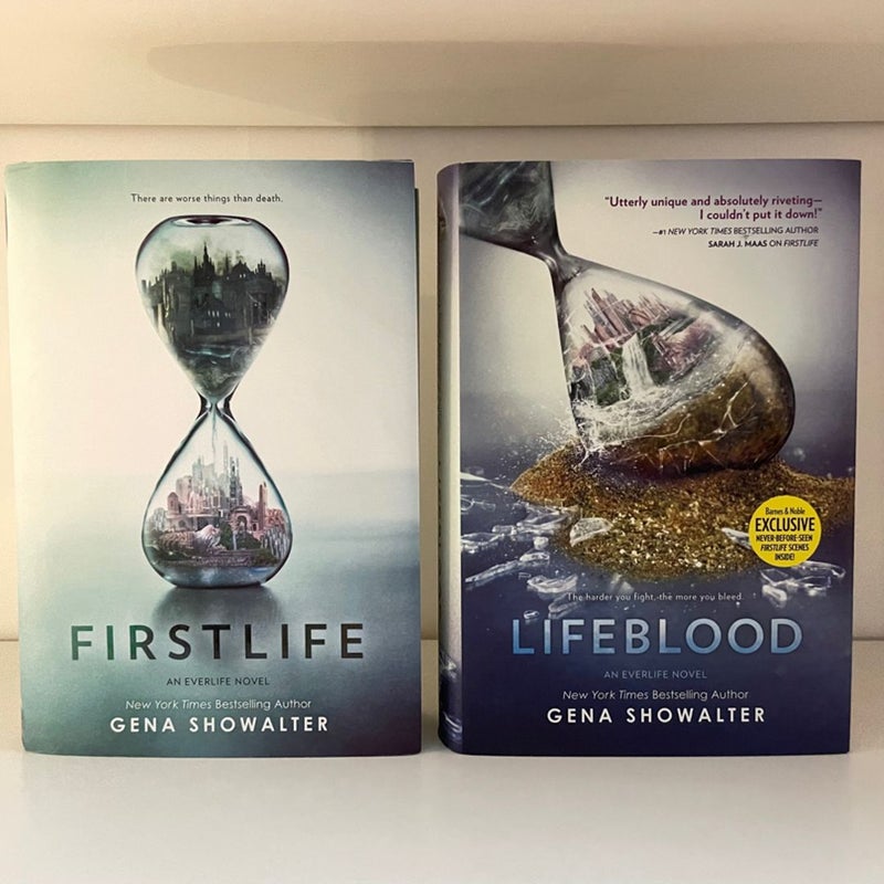 Firstlife and Lifeblood. Everlife trilogy. 