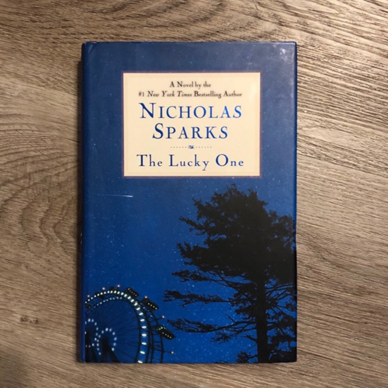 ✨ The Lucky One Novel Hardcover Book by Nicholas Sparks ✨