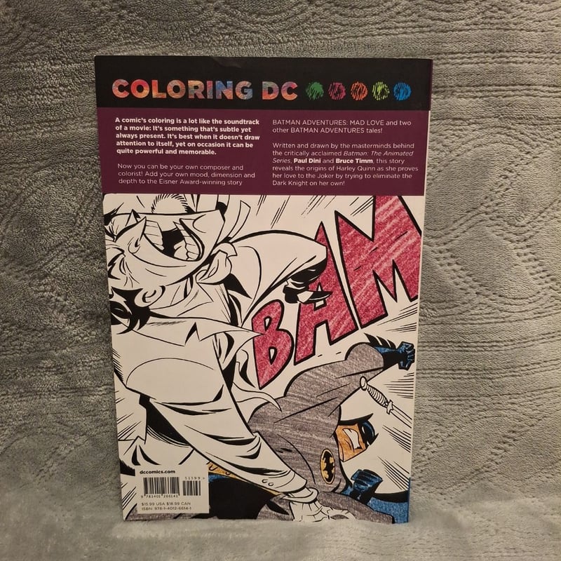 DC Comics Colouring Bk Batman Mad Loves by P. Dini