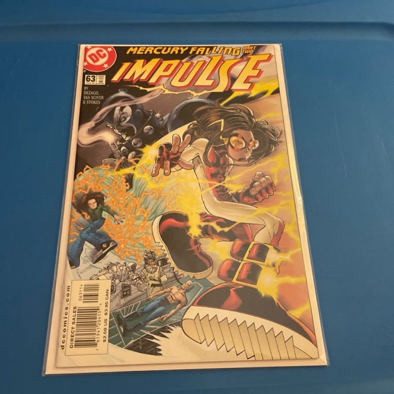 Impulse: “Mercury Falling” #62-66 (2000DC) 