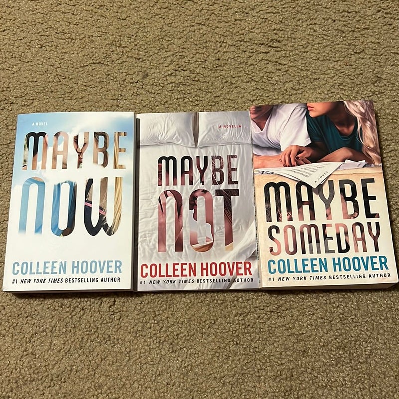 Maybe series by Colleen Hoover (OOP & Signed)