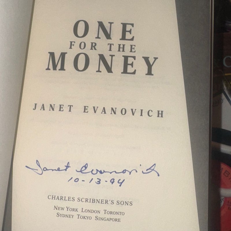 ONE FOR THE MONEY SIGNED