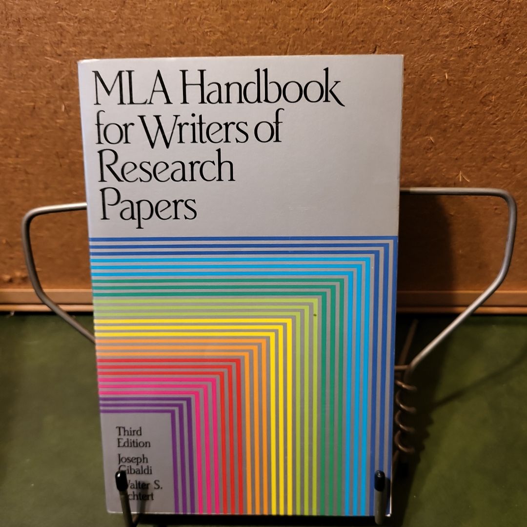 MLA Handbook for Writers of Research Papers