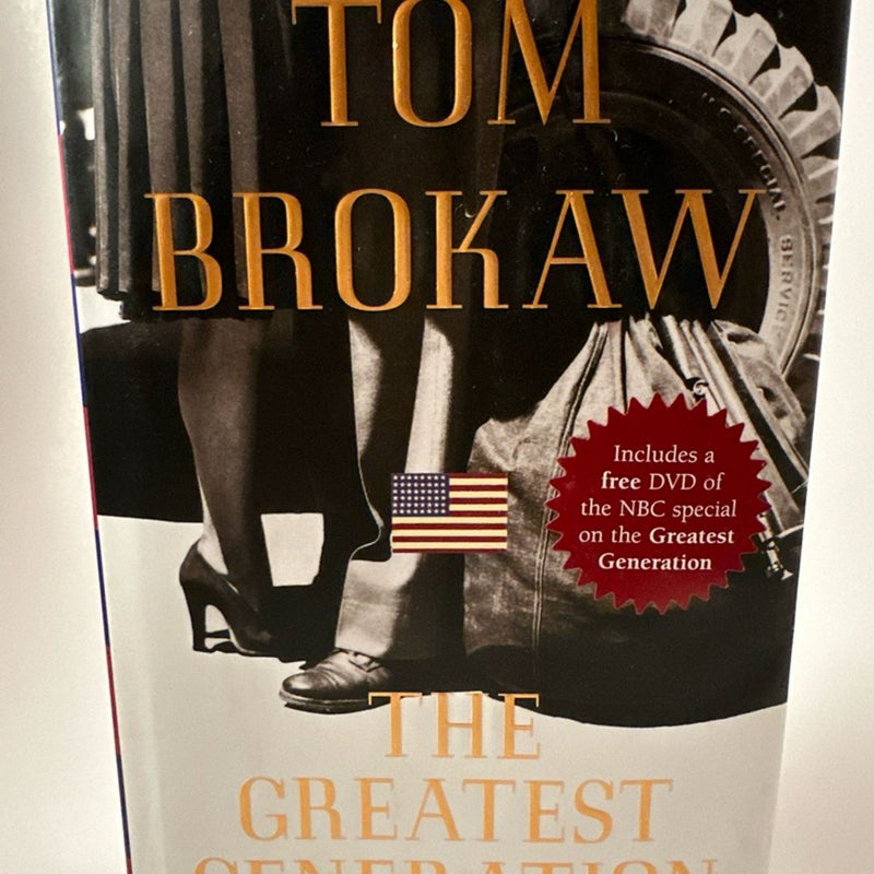 The Greatest Generation by Tom Brokaw Hardcover w/DVD Like new Pre-owned