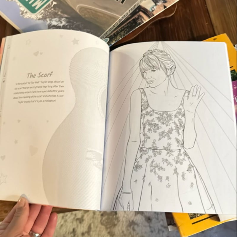 SUPER FAN-Tastic Taylor Swift Coloring and Activity Book