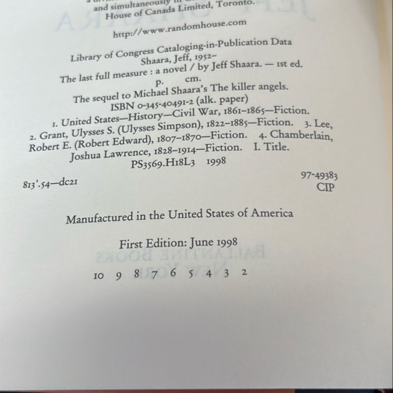 The Last Full Measure