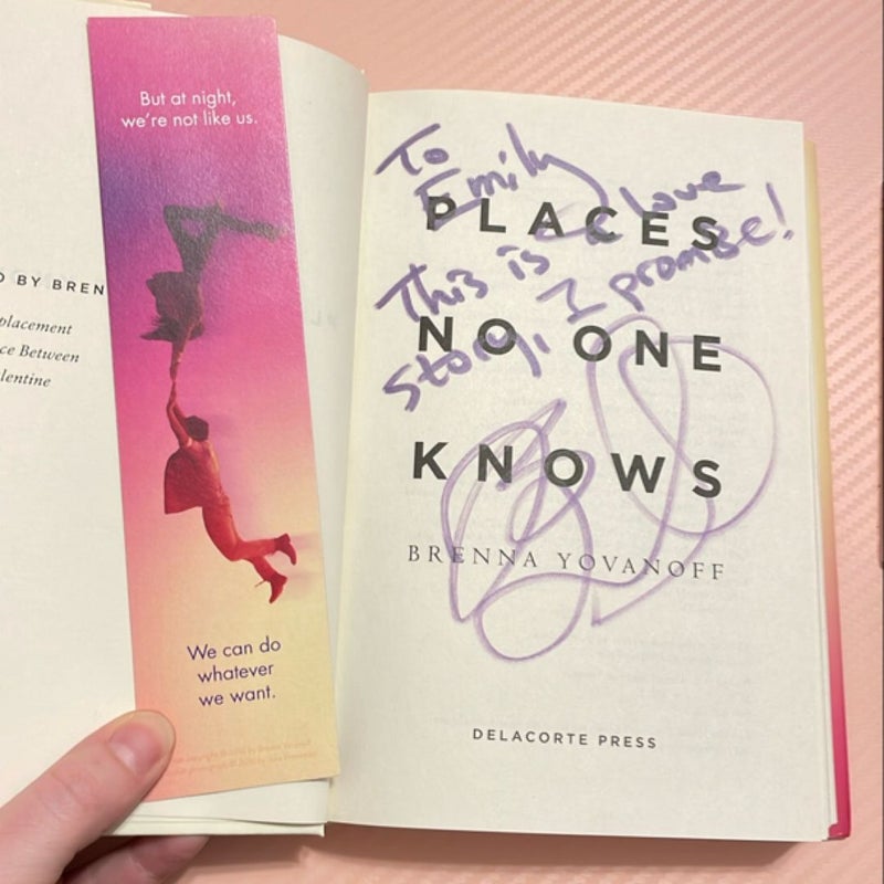 Signed! Places No One Knows