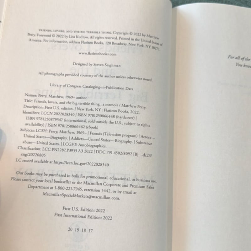 Friends, Lovers, and the Big Terrible Thing