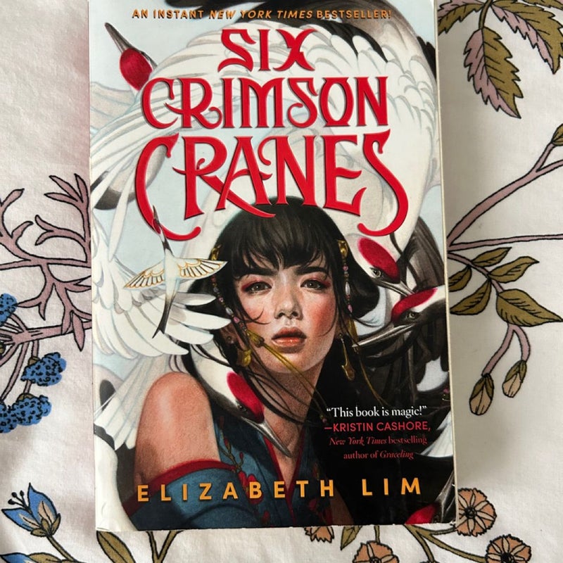Six Crimson Cranes