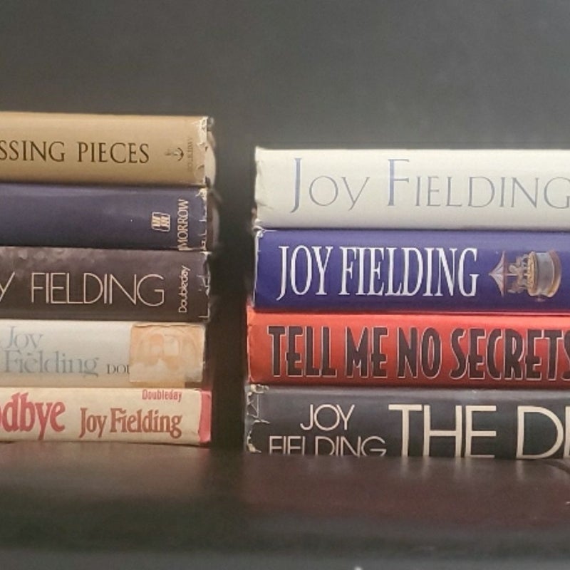 9 Joy Fielding Hardback Thrillers Suspense Books