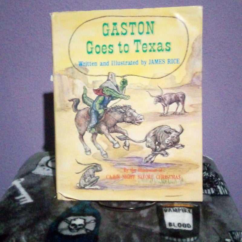 Vintage 1978 - Gaston Goes to Texas - SIGNED