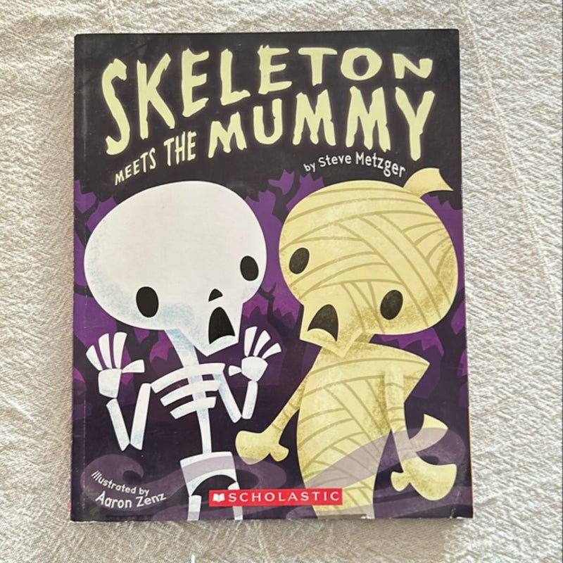 Skeleton Meets the Mummy