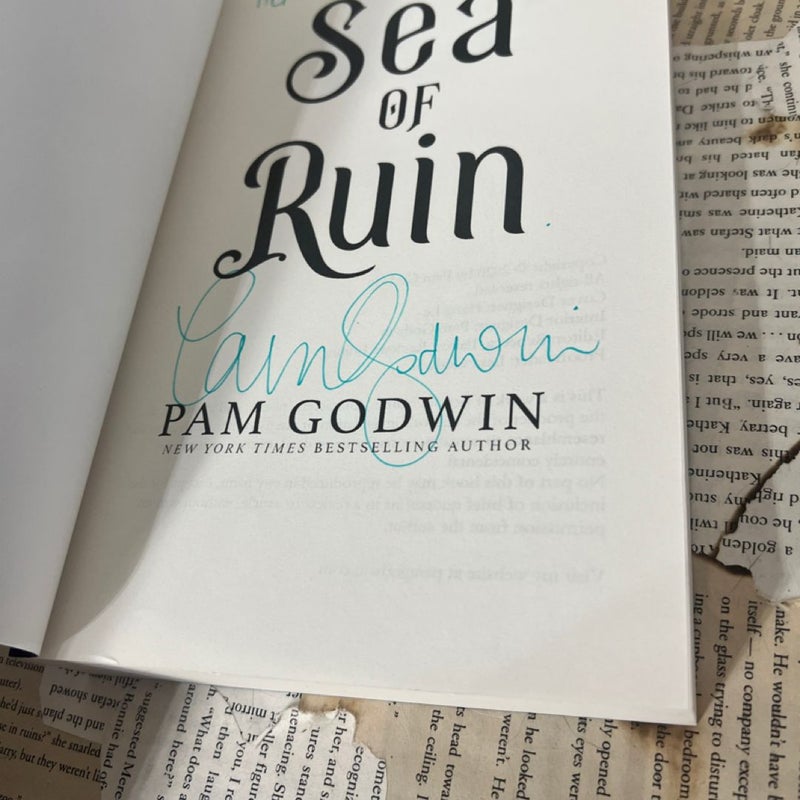 Signed Sea of Ruin by Pam Godwin 