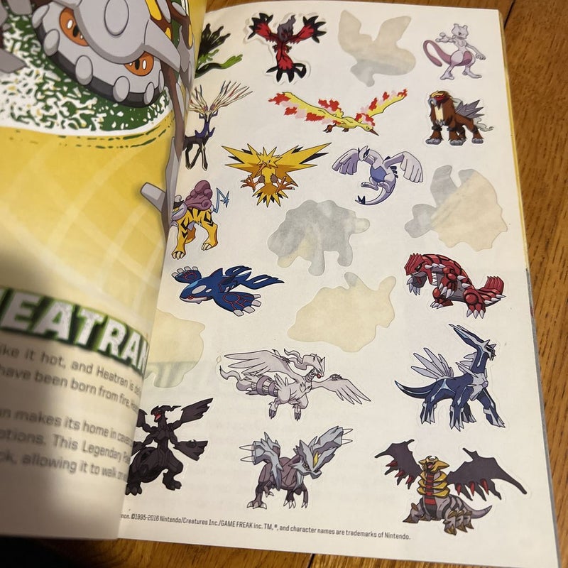 Legendary and Mythical Pokemon Sticker Sheet 2 