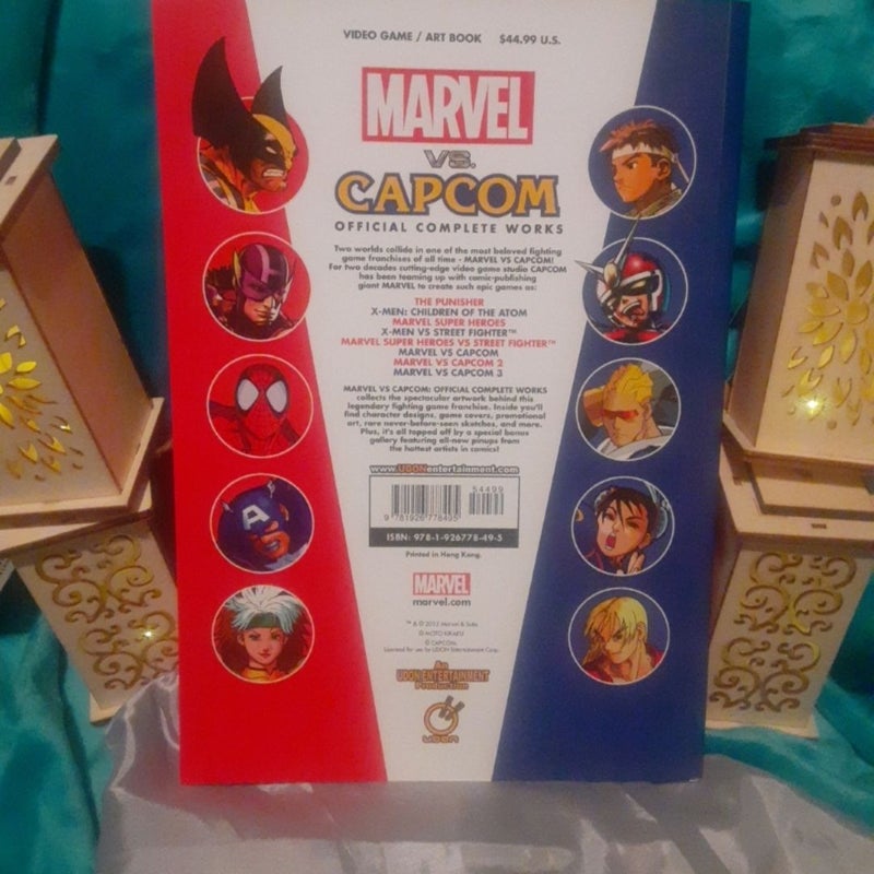 Marvel Vs Capcom Official complete Works art book by Udon