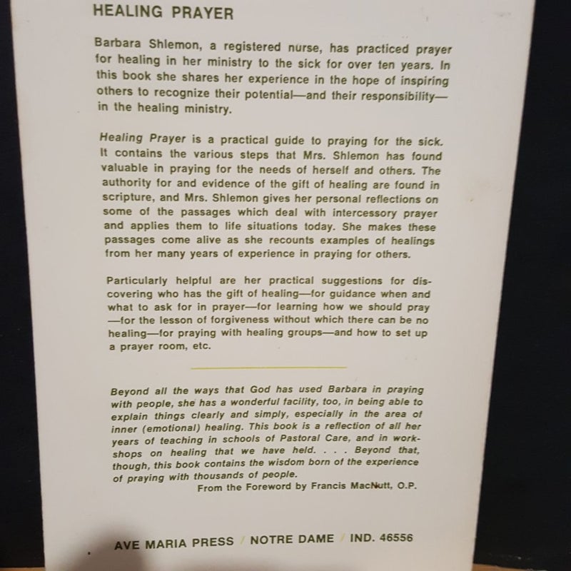 Healing Prayer