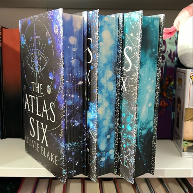 The Atlas Six, The Atlas Paradox, & The Atlas Complex (Illumicrate Editions, ALL signed)