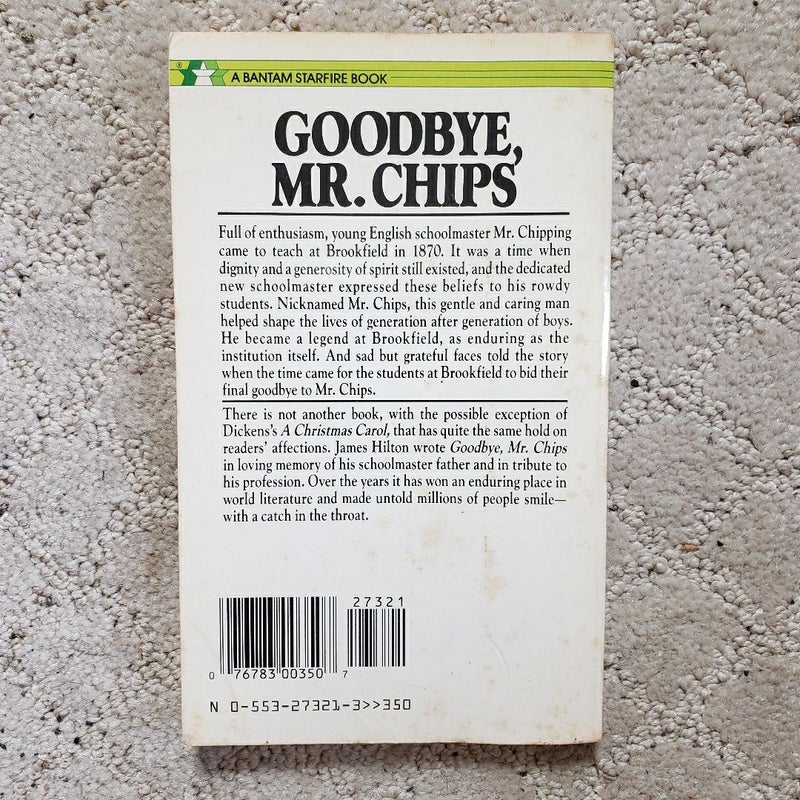 Goodbye, Mr. Chips (Bantam Starfire Edition)