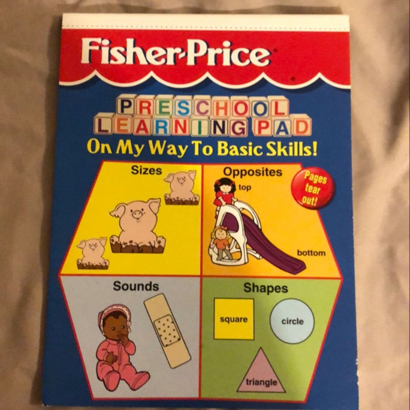 4 Preschool Workbooks