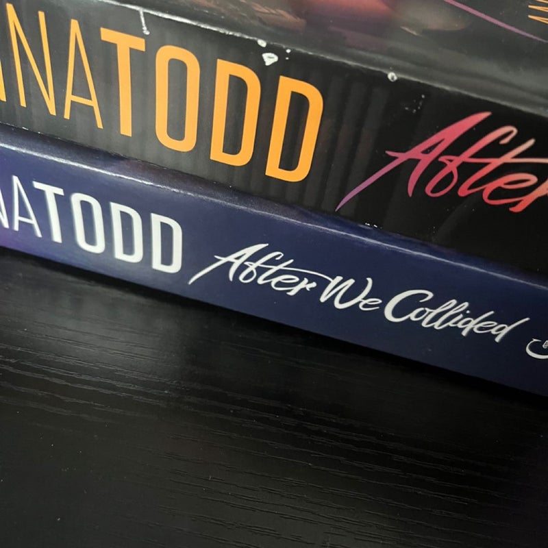 After and After We Collided Movie Tie-In Covers