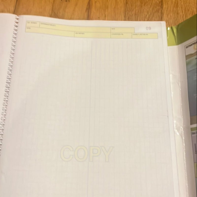 Student Lab Notebook