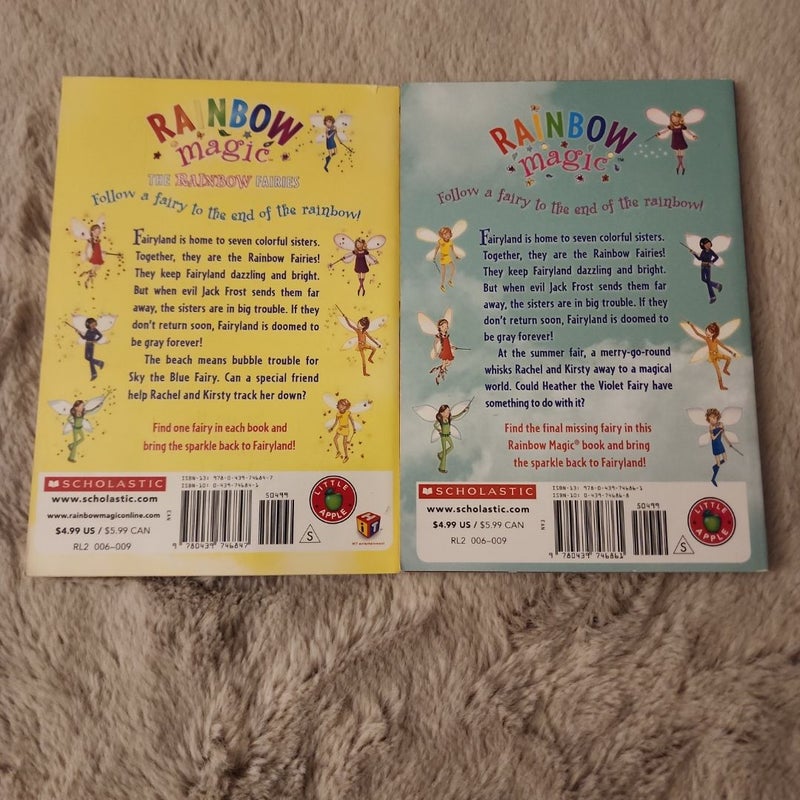 Rainbow Magic Rainbow Fairies Books 5 and 7