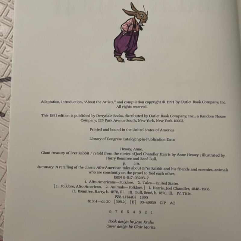 Giant Treasury of Brer Rabbit