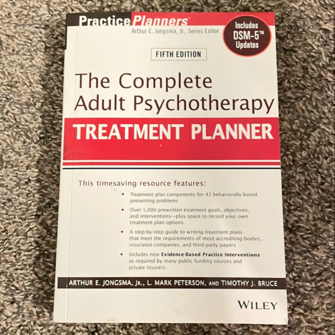 the-complete-adult-psychotherapy-treatment-planner-by-arthur-e-jongsma