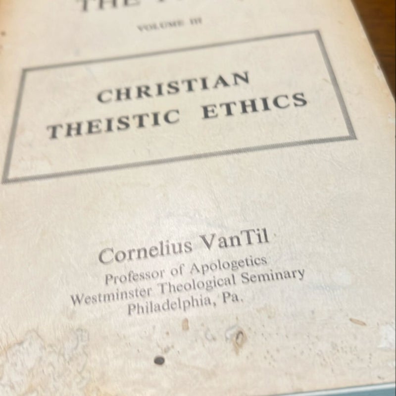 Christian Theistic Ethics