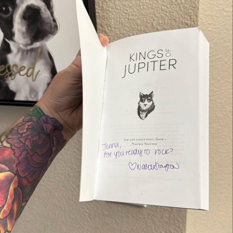 Kings of Jupiter- SIGNED AND PERSONALIZED