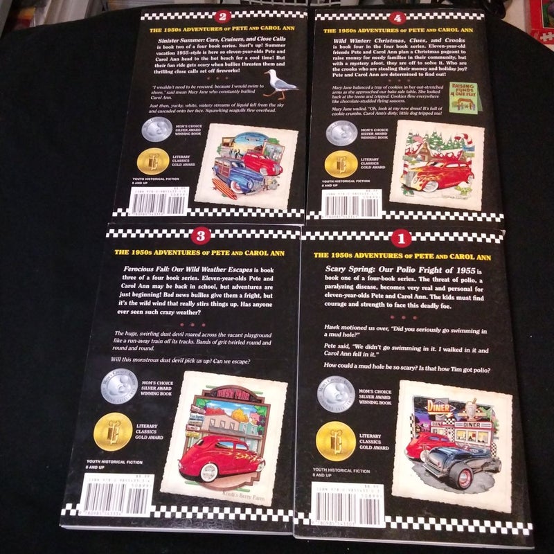 The 1950s Adventures of Pete and Carol Ann  4 Book Bundle