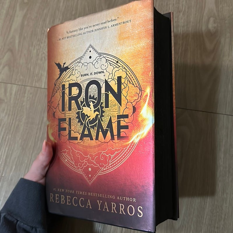 Iron Flame by Rebecca Yarros, Hardcover