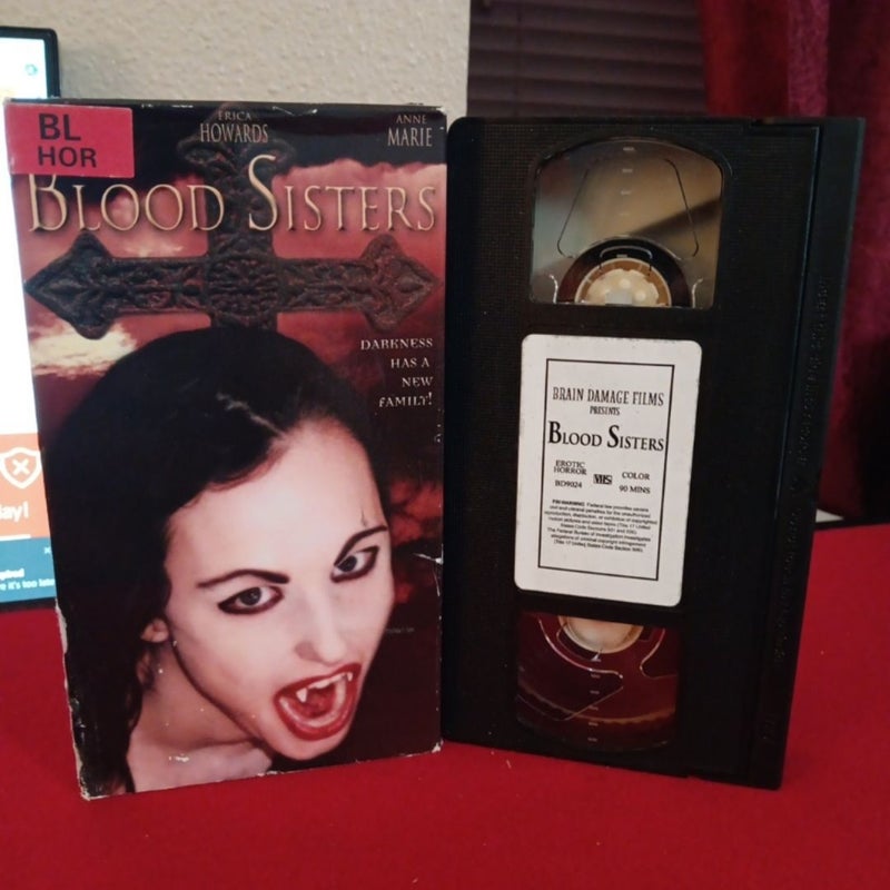 Blood Sisters vintage Vhs 