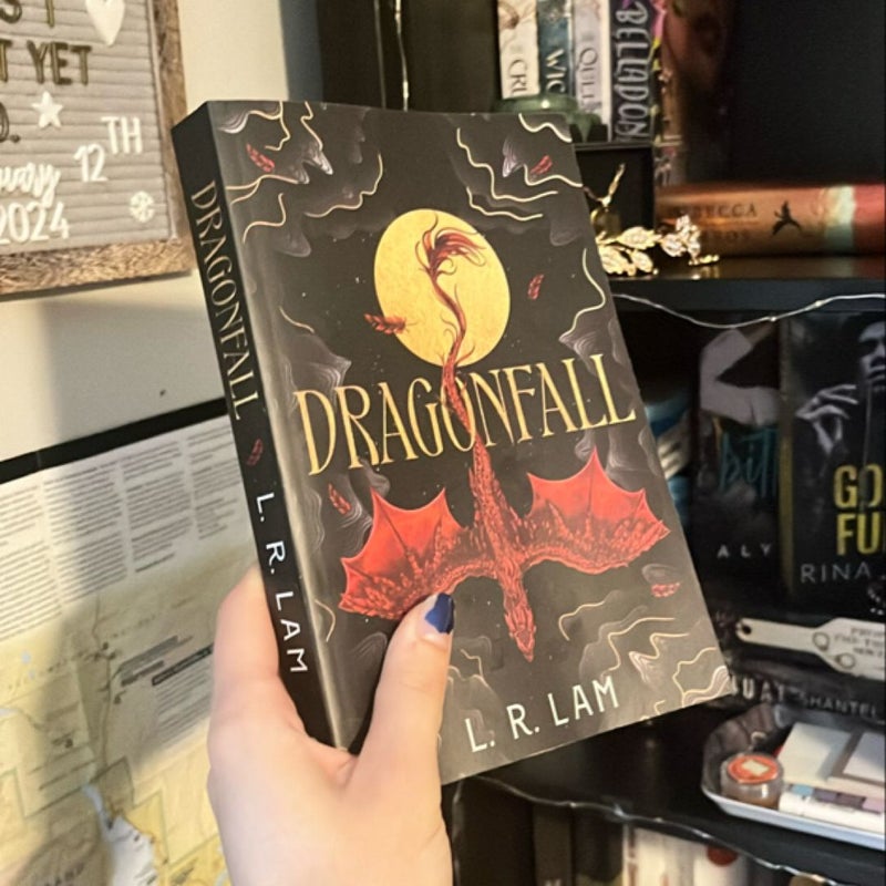 Dragonfall Painted Book Edges