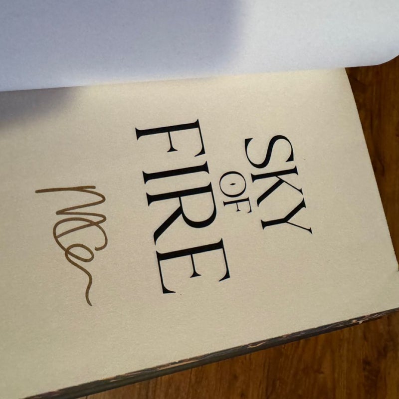 Sky of fire Page and wick signed 