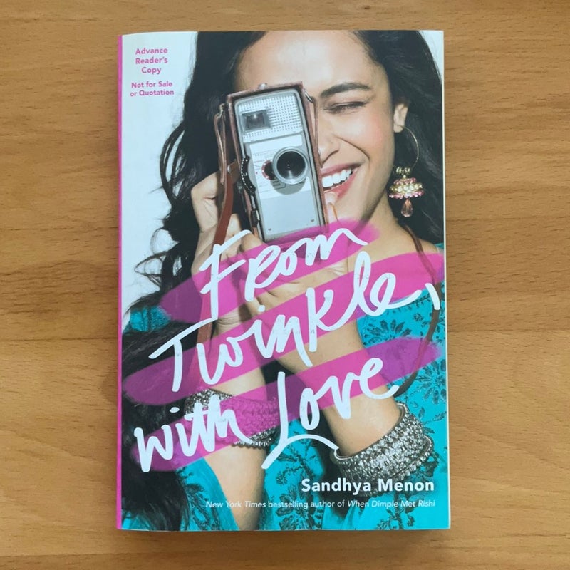From Twinkle, with Love (ARC with signed plate)